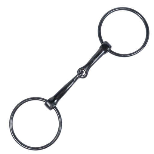 Metalab Black Satin Smooth Snaffle Bit Tack - Bits Partrade