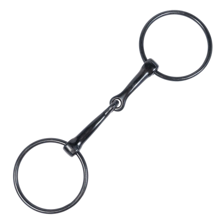 Metalab Black Satin Smooth Snaffle Bit