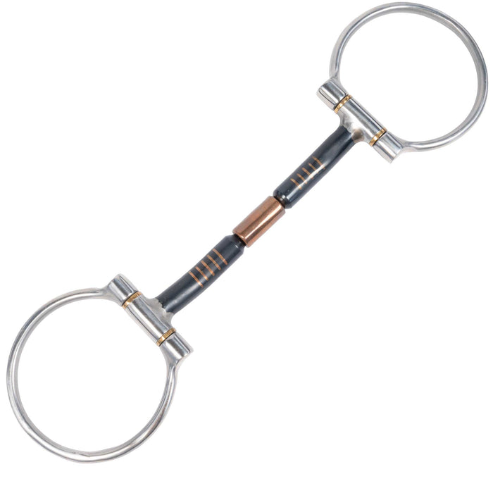 Aime Straight Copper Roller Snaffle
