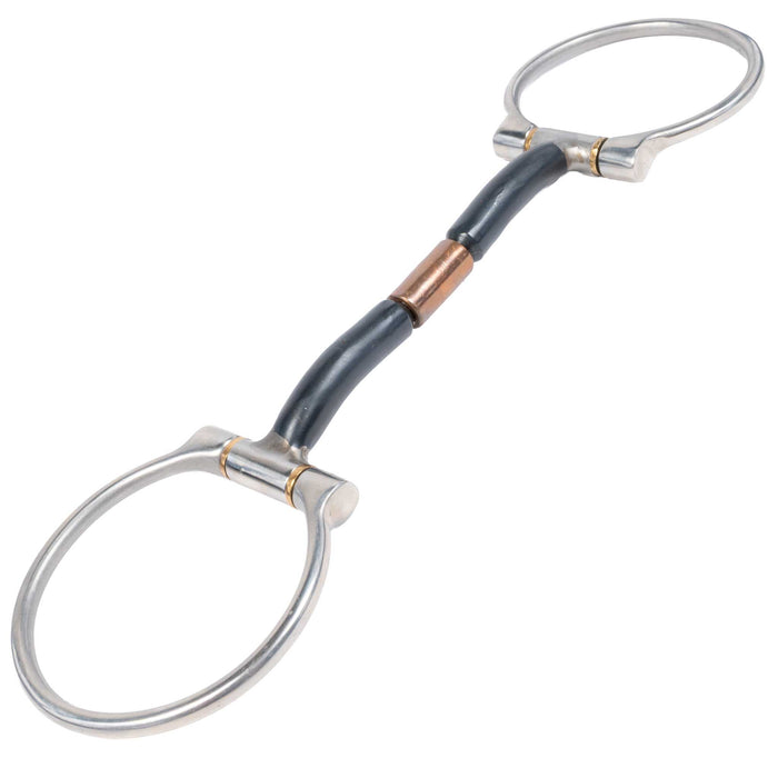Aime Straight Copper Roller Snaffle