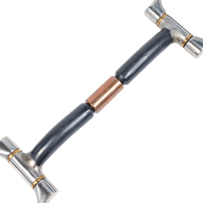 Aime Straight Copper Roller Snaffle
