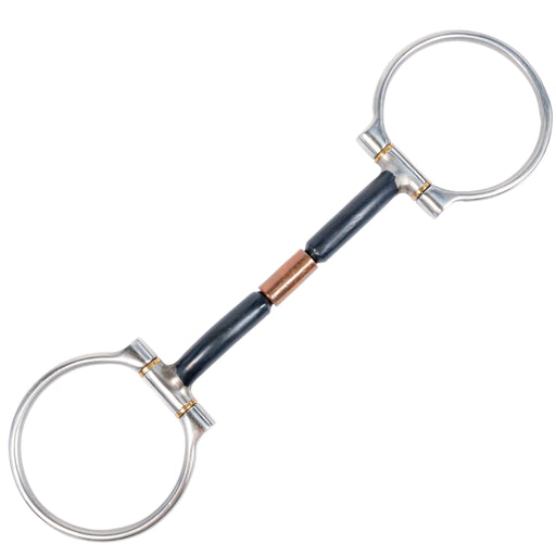 Aime Straight Copper Roller Snaffle Tack - Bits Aime