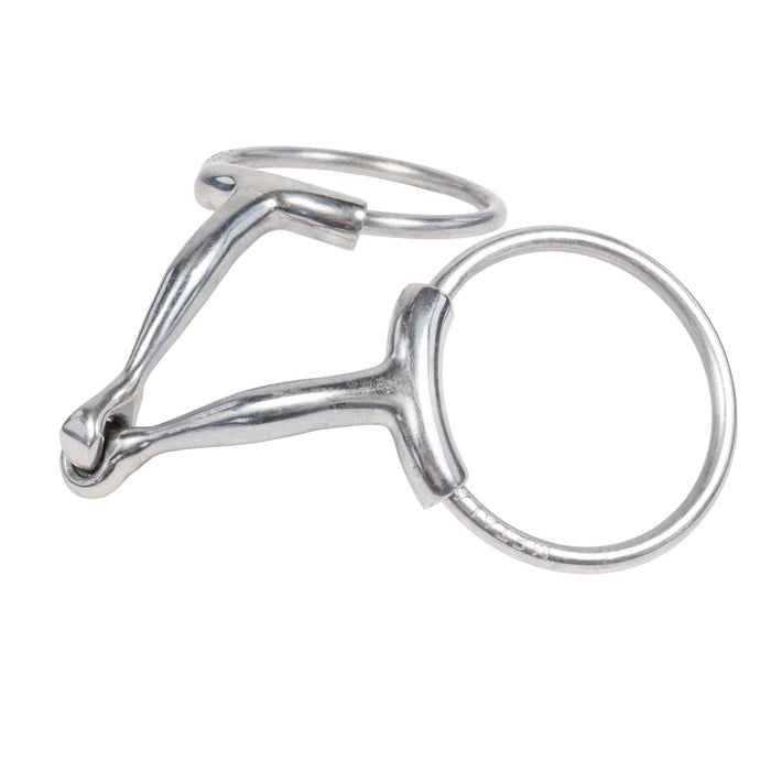 Cowboy Tack Anti-Collapse Jointed O-Ring Snaffle Bit
