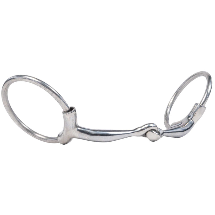 Cowboy Tack Anti-Collapse Jointed O-Ring Snaffle Bit