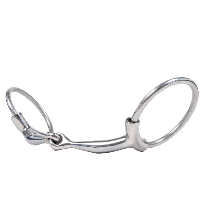 Cowboy Tack Anti-Collapse Jointed O-Ring Snaffle Bit