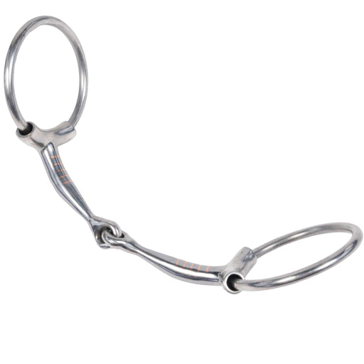 Cowboy Tack Anti-Collapse Jointed O-Ring Snaffle Bit Tack - Bits Partrade