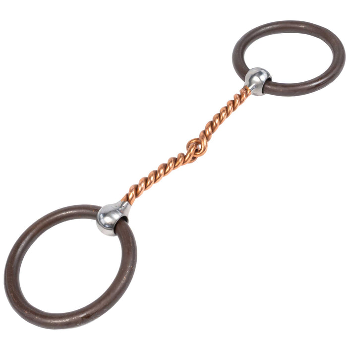 Formay Weighted Loose Ring Twisted Snaffle Bit Tack - Bits Formay