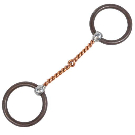Formay Weighted Loose Ring Twisted Snaffle Bit Tack - Bits Formay
