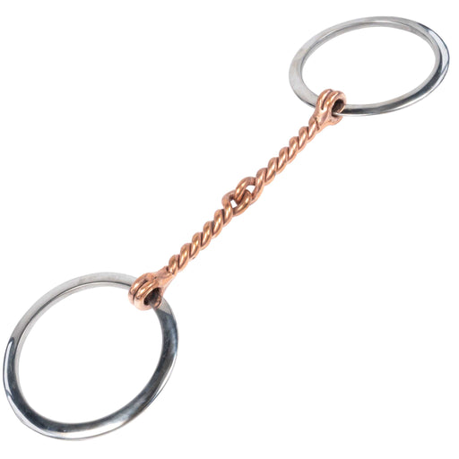 Aime Twisted Wire Copper Snaffle Bit Tack - Bits Aime