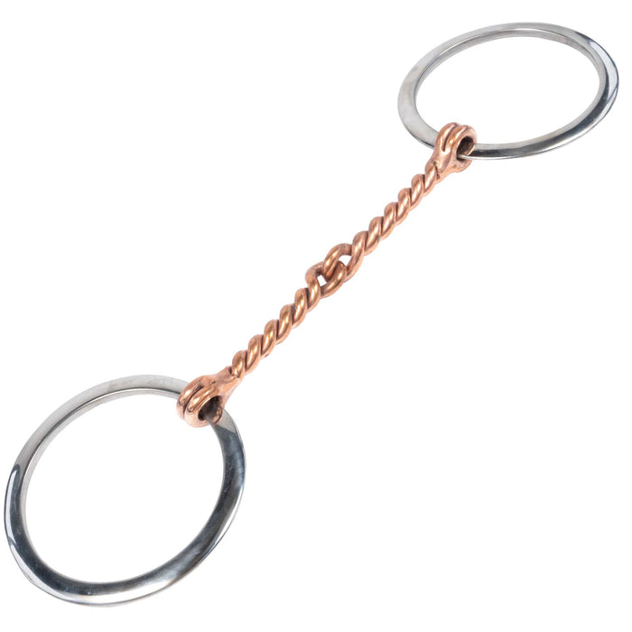 Aime Twisted Wire Copper Snaffle Bit