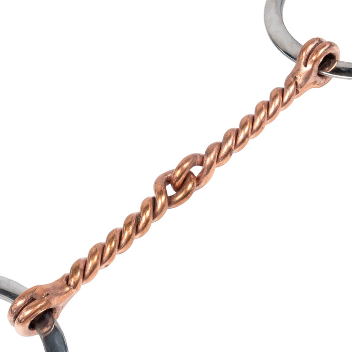 Aime Twisted Wire Copper Snaffle Bit