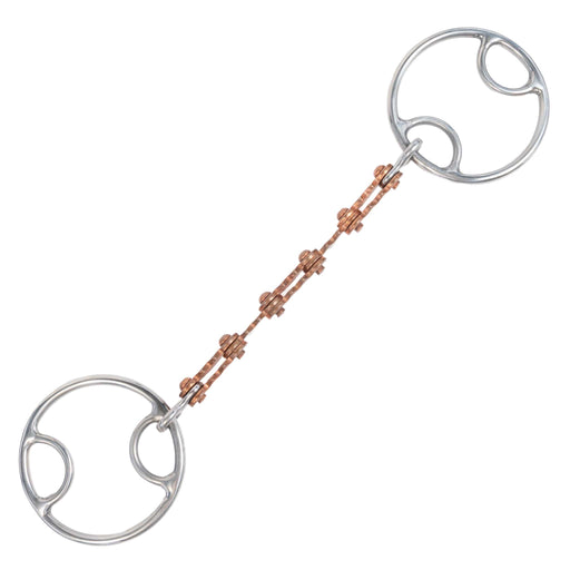 Formay Copper Mule Mouth Divided Ring Bit Tack - Bits Formay