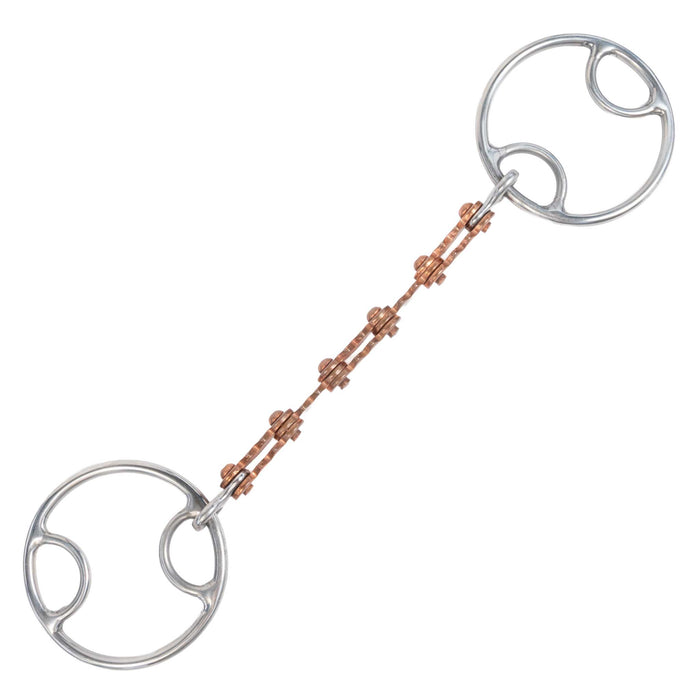 Formay Copper Mule Mouth Divided Ring Bit Tack - Bits Formay