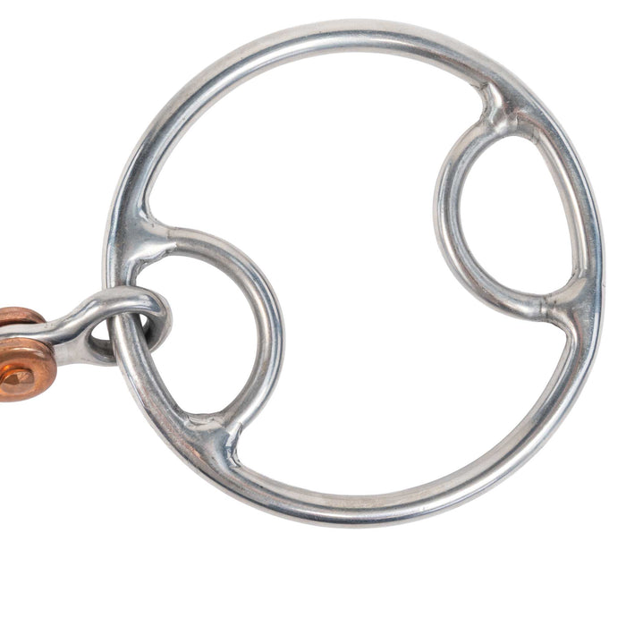 Formay Copper Mule Mouth Divided Ring Bit Tack - Bits Formay