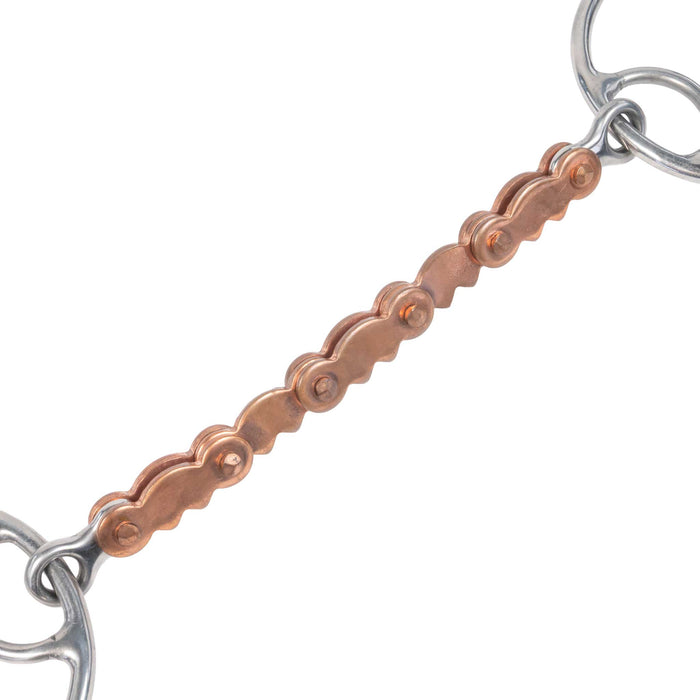 Formay Copper Mule Mouth Divided Ring Bit Tack - Bits Formay