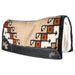 Best Ever Best in Show Pad - Beige/Brown New Pueblo Kush Collection Tack - Saddle Pads Best Ever