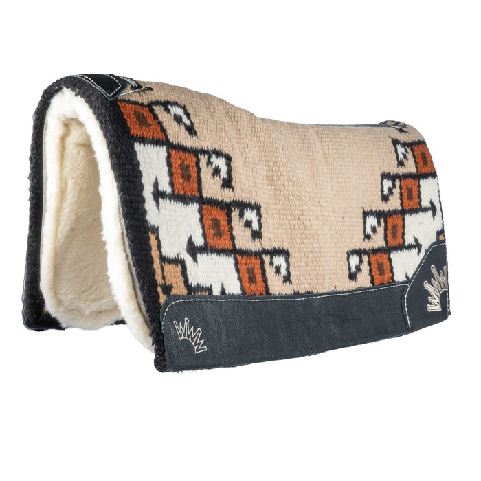 Best Ever Best in Show Pad - Beige/Brown New Pueblo Kush Collection Tack - Saddle Pads Best Ever