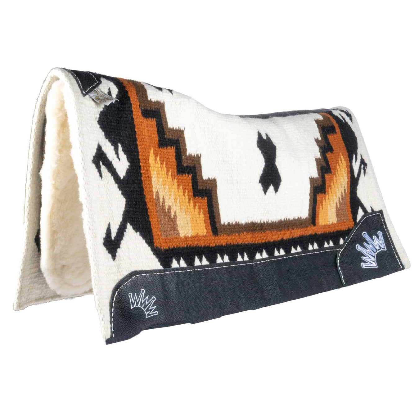 Best Ever Best in Show Pad - Haymaker Cream/Black Tack - Saddle Pads Best Ever