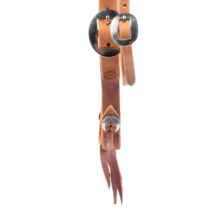 Teskey's 1" Split Ear Headstall w/Throat Latch