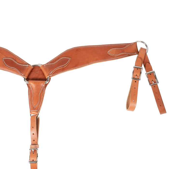 Teskey's Contoured Chestnut Breast Collar Tack - Breast Collars Teskey's