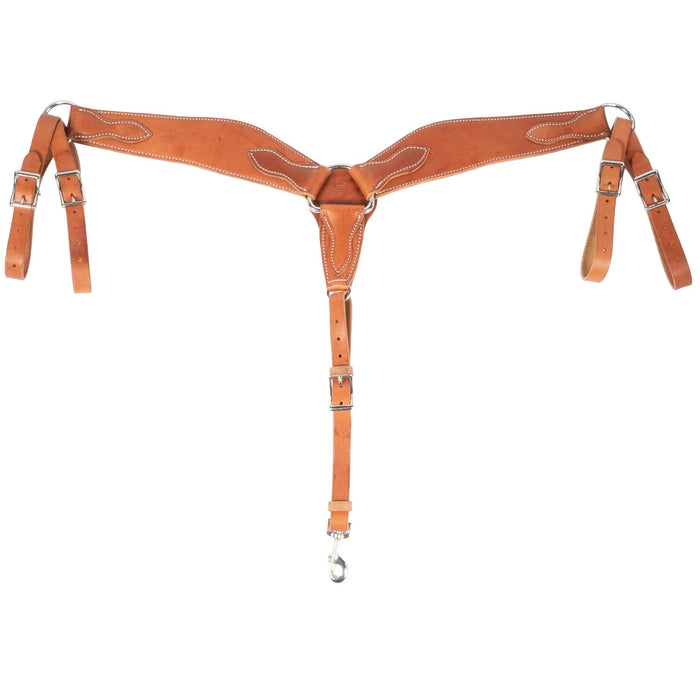 Teskey's Contoured Chestnut Breast Collar Tack - Breast Collars Teskey's