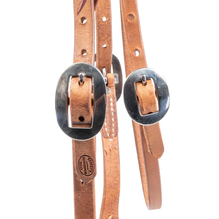 Teskey's Stainless Steel Buckle Headstall Tack - Headstalls Teskey's
