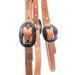 Teskey's Stainless Steel Buckle Headstall Tack - Headstalls Teskey's