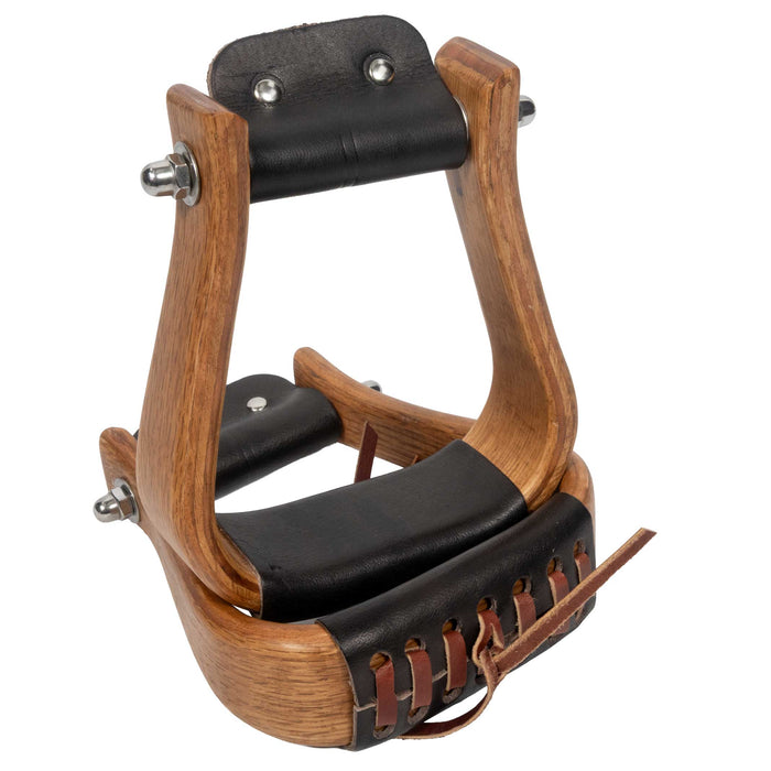 Teskey's Light Stained Wooden Stirrups
