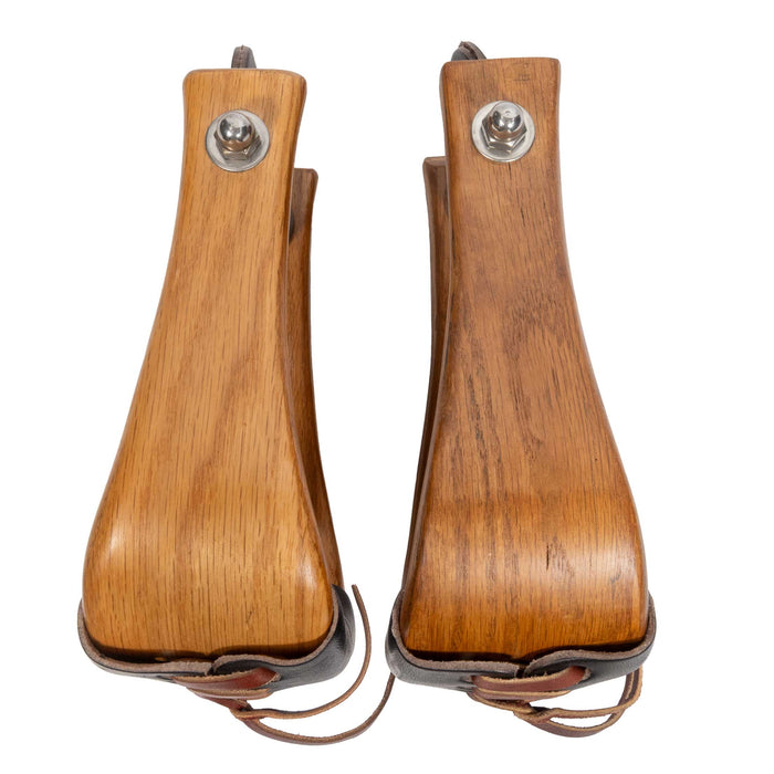 Teskey's Light Stained Wooden Stirrups