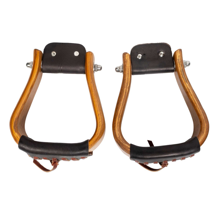 Teskey's Light Stained Wooden Stirrups