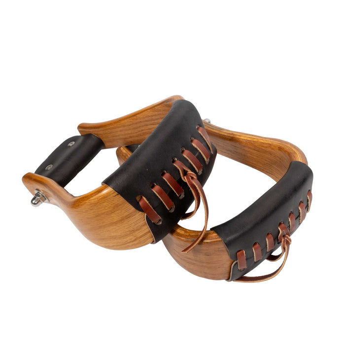 Teskey's Light Stained Wooden Stirrups