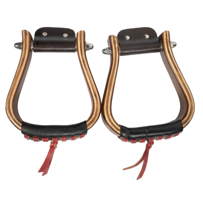 Teskey's Matte Finish Wooden Stirrups