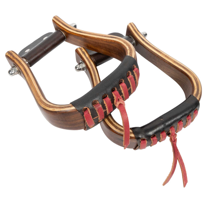 Teskey's Matte Finish Wooden Stirrups