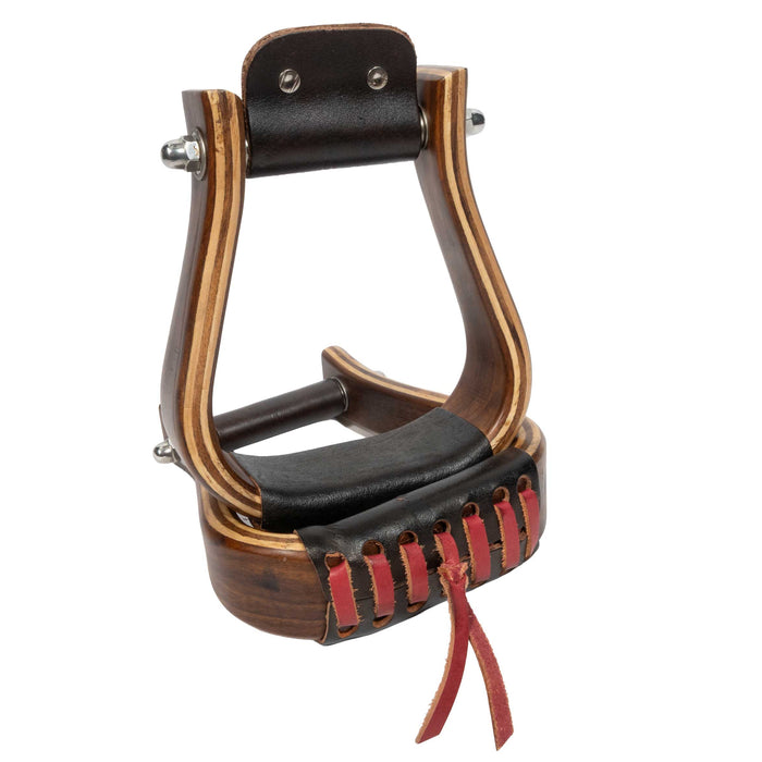 Teskey's Matte Finish Wooden Stirrups