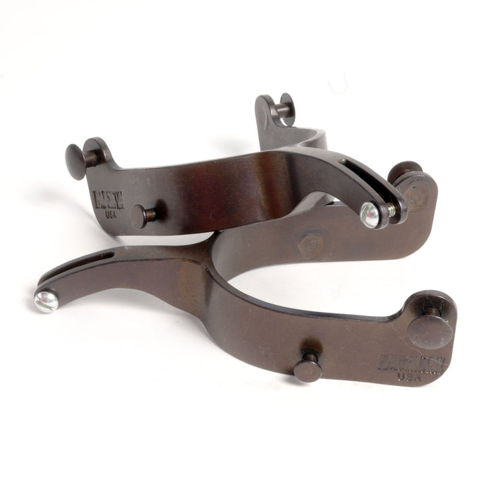 5° Bareback Spurs - Turned Down Tack - Roughstock Barstow Pro Rodeo