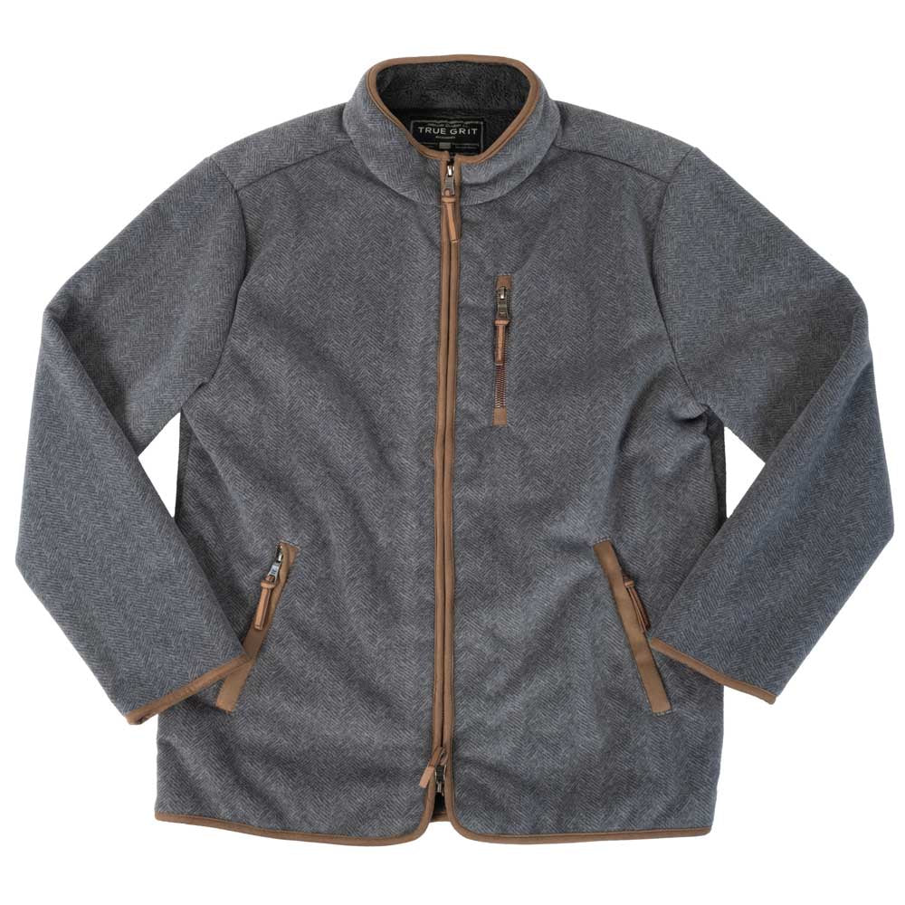 True Grit Herringbone Fleece Jacket MEN - Clothing - Outerwear - Jackets TRUE GRIT   