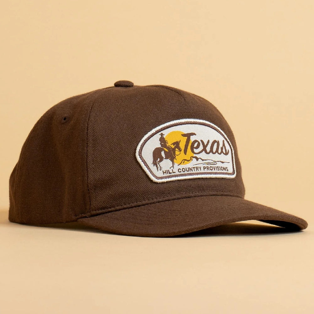 Texas Hill Country "Over Yonder" Canvas Snapback Hat HATS - BASEBALL CAPS Texas Hill Country Provisions   