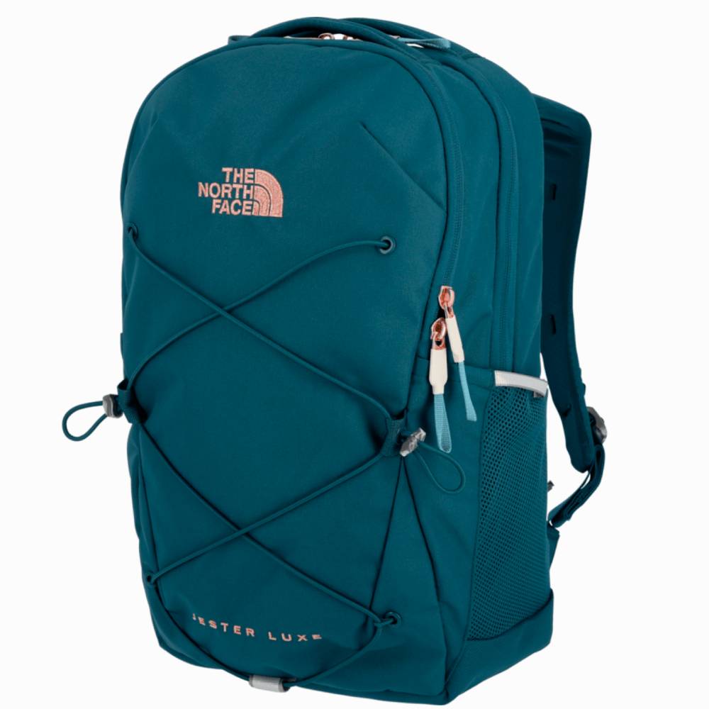 The North Face Jester Luxe Backpack - Blue ACCESSORIES - Luggage & Travel - Backpacks & Belt Bags The North Face   