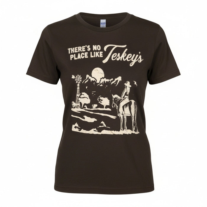 There's No Place Like Teskey's Tee - Brown TESKEY'S GEAR - SS T-Shirts Teskey's