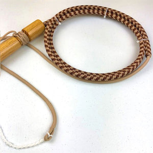 Double C Customs 8' Nylon Whip Tack - Whips, Crops & Quirts Double C Custom Whips Tan/Chocolate  