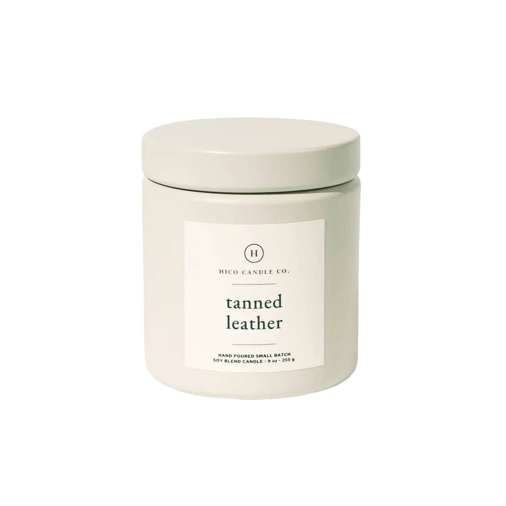 Hico Candle Co Tanned Leather Candle - 9oz HOME & GIFTS - Home Decor - Candles + Diffusers Hico Candle Co.   