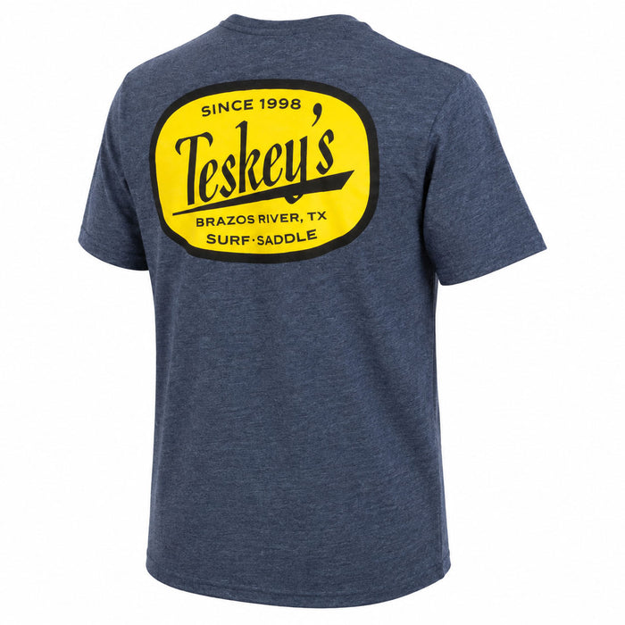 Teskey's Brazos River Tee - Navy TESKEY'S GEAR - SS T-Shirts Teskey's