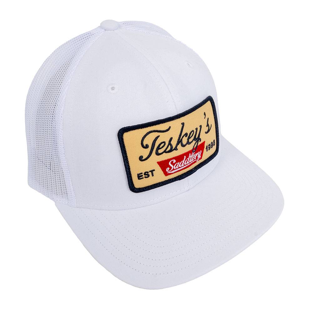 Teskey's Saddlery Patch Cap - White TESKEY'S GEAR - Baseball Caps Richardson   