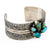 Tillie John Sonoran Gold Turquoise Cuff WOMEN - Accessories - Jewelry - Bracelets Indian Touch of Gallup   