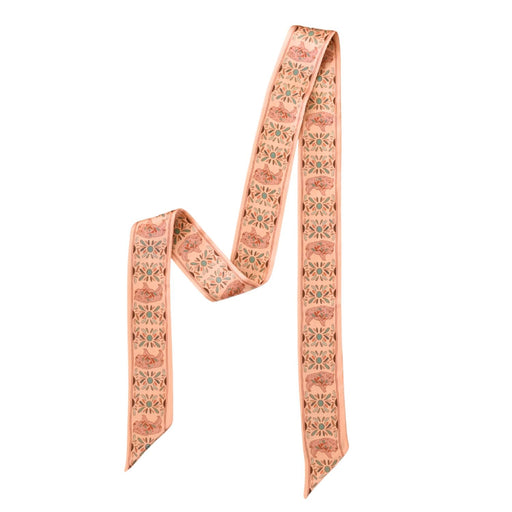 Tirzah Lane Blooming Bison Twilly Scarf ACCESSORIES - Additional Accessories - Wild Rags & Scarves Tirzah Lane Art