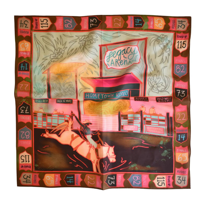 Tirzah Lane Night At The Arena Silk Scarf