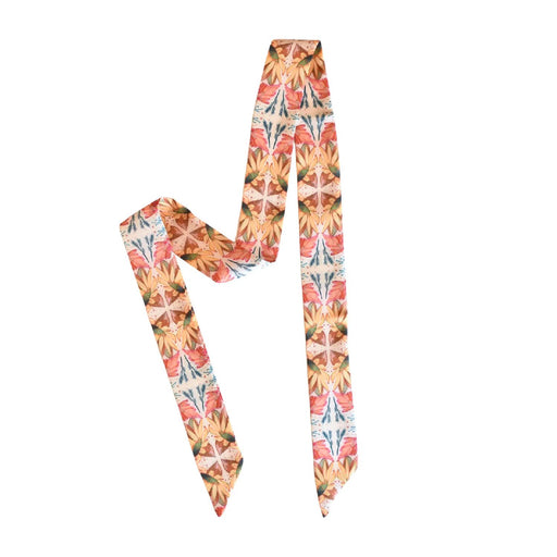 Tirzah Lane Lucky Wildflowers Twilly Silk Scarf ACCESSORIES - Additional Accessories - Wild Rags & Scarves Tirzah Lane Art