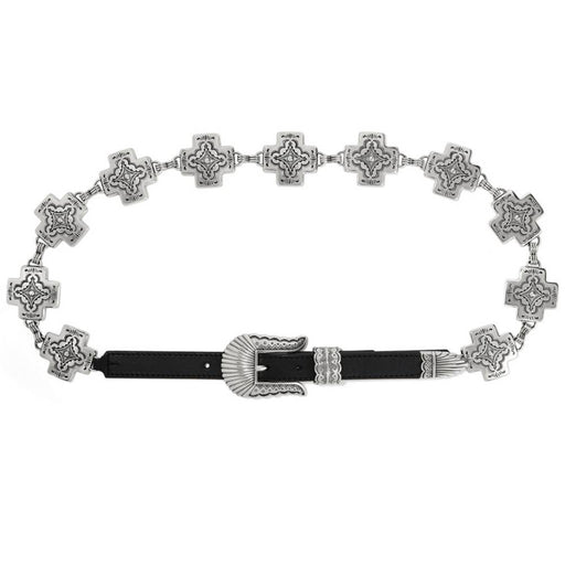 Tony Lama Black Nizhoni Cross Belt WOMEN - Accessories - Belts Leegin Creative Leather/Brighton   