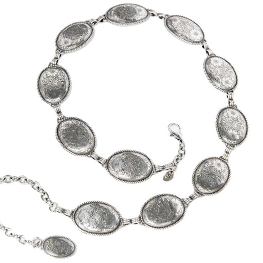 Tony Lama Women's Floral Concho Chain Belt WOMEN - Accessories - Belts Leegin Creative Leather/Brighton   