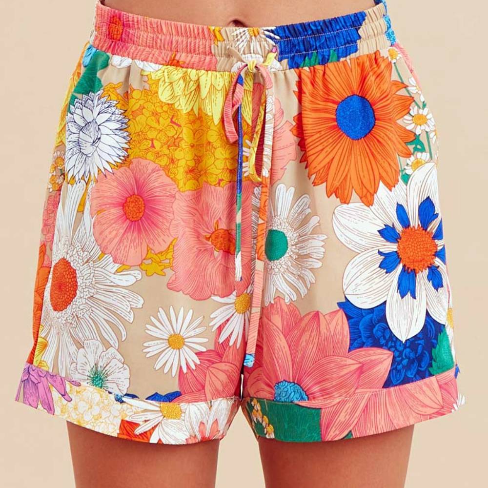 Tropical Floral Shorts WOMEN - Clothing - Shorts Jodifl   